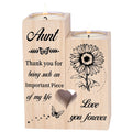 Double Sided Printing, Aunt Gifts Candle Holders, Aunt Gifts from Nieces and Nephews, Best Aunt Ever Gifts, Mothers Day Christma
