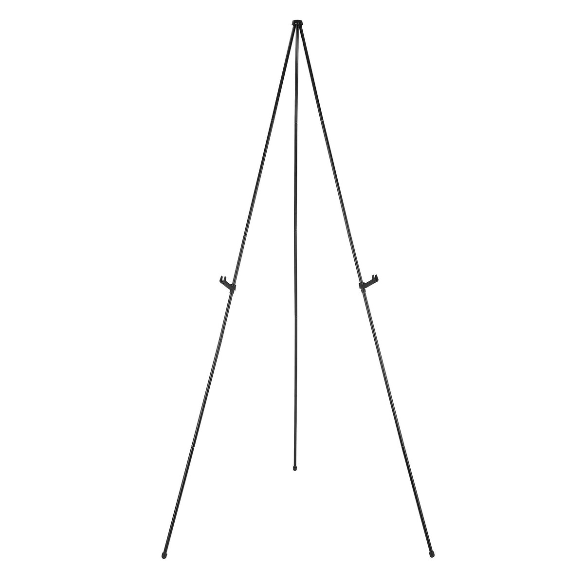 Amazon Basics Easel Display Stand, Instant Floor Poster, Lightweight, Collapsible and Portable with Tripod Base, Black Steel (su
