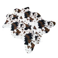 Aoczes Faux Cowhide Rug Cow Print Rugs for Bedroom Cute Animal Print Carpet Western Decor Cow Rug for Living Room or Table 3.6x2