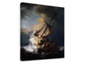 Niwo ART - The Storm On The Sea Of Galilee, World's Most Famous Paintings Series, Canvas Wall Art Home Decor, Gallery Wrapped, S