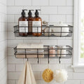 Self Adhesive Bathroom Shelf For Wall, Bathroom Organiser Without Drill, Rust Resistant Wall Mounted Bathroom Rack For Shampoo, 