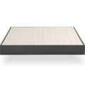 ZINUS Upholstered Metal and Wood Box Spring / 9 Inch Mattress Foundation / Easy Assembly / Fabric Paneled Design, Queen