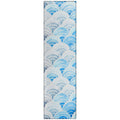 Seabreeze Sz5 Blue Coastal Rug Runner 2' 3" X 7 ' 6"