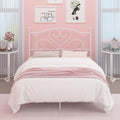 Weehom Full Size Bed Frame with Headboard, Heavy Duty Steel Slat Support Platform Under Bed Storage Space No Box Spring Needed, 