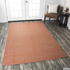 Rizzy Home | Tw2922 | Twist Collection | Wool Area Rug | 9' X 12' | Blue/Off White Chevron