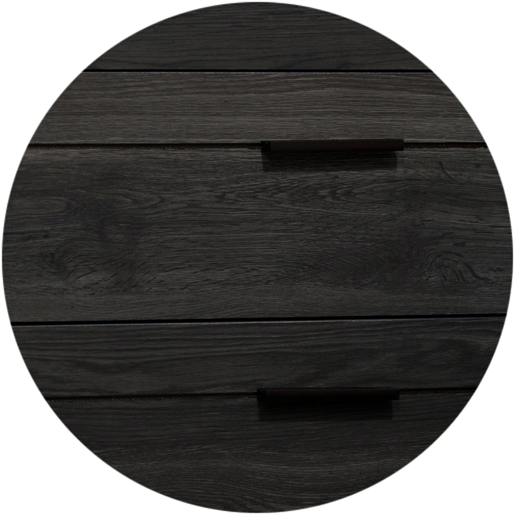 South Shore Fynn 2-Drawer Nightstand, 0, Gray Oak
