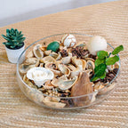 Qingbei Rina Potpourri Dried Flowers,Peach Scented Decorative Potpourri Bowl Filler,Vase Filler,Home Fragrance Smell,Bathroom De