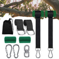 Werfeito Extra Long Tree Swing Straps Holds 2500 Lbs (Set Of 2), 3Ft/10Ft/20Ft/30Ft Tree Swing Hanging Kit With Tree Protector,