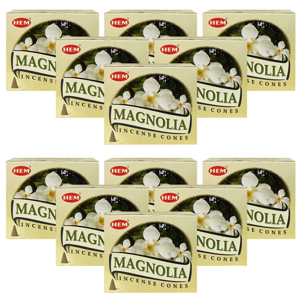 Magnolia Incense Cones And Cone Incense Burner Bundle Insence Insense Hem Incense