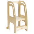 ECR4Kids Chefs Helper Kitchen Tower, Step Stool, Natural
