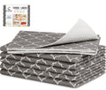 Cooyes Fridge Liners for Refrigerator, Drawer & Shelf Liners for Kitchen Cabinets Non-Adhesive, Breathable Cloth Material, Non-S