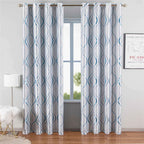 Dolce Mela Curtain Panel Semi-Blackout Drapes, Dmc498 Hamburg