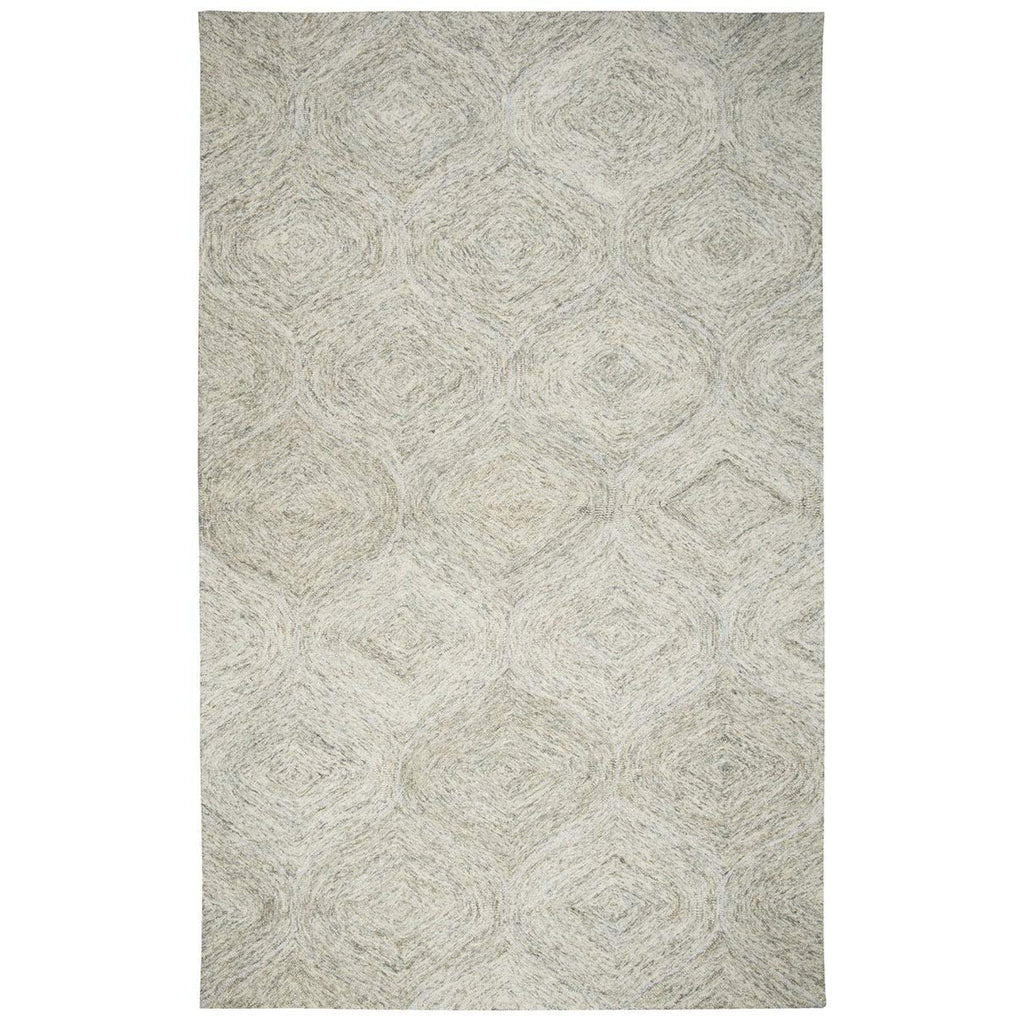 Rizzy Home Alora Decor London 5' X 8' Trellis Beige/Gray/Rust/Blue Hand-Tufted Area Rug
