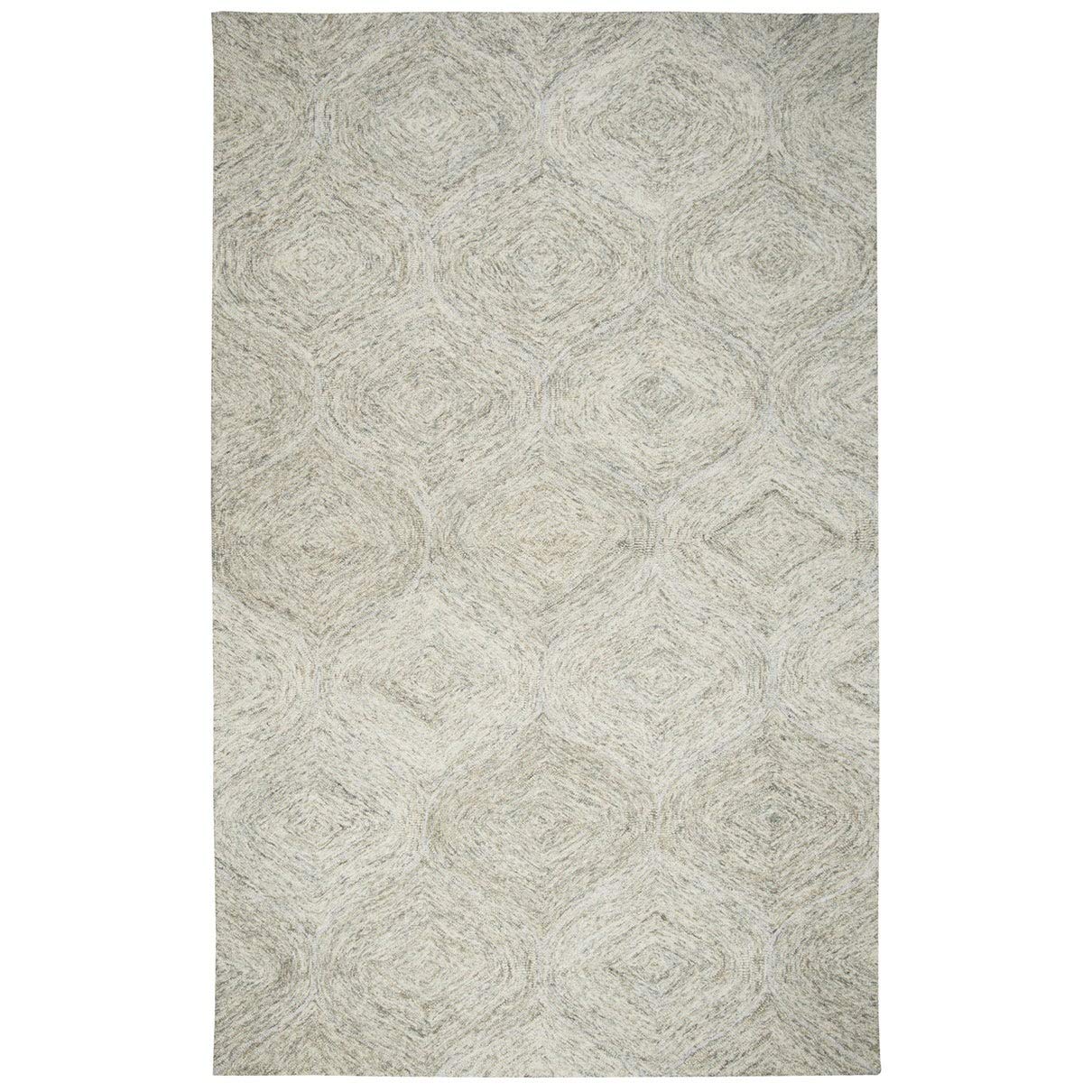 Rizzy Home Alora Decor London 5' X 8' Trellis Beige/Gray/Rust/Blue Hand-Tufted Area Rug