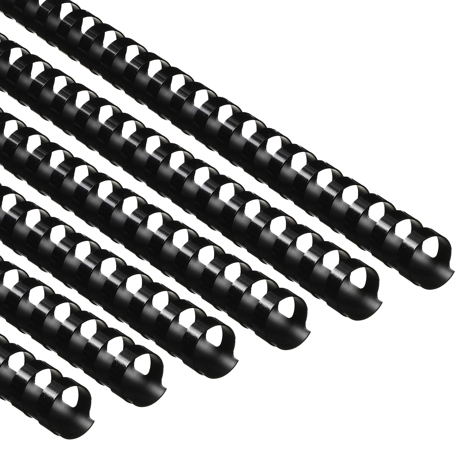 Yunsailing 150 Pack Plastic Binding Combs Plastic Binder Comb Ring 19 Ring Binding Spines Letter Size Spiral Coils For Notebook