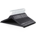 Amazon Basics Wood Suit Clothes Hangers, 30-Pack, Black