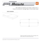 Classic Accessories Veranda Water-Resistant 60 Inch Patio Cushion And Cover Storage Bag, Patio Furniture Covers