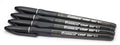 Promarx Grip Dx Fine Ballpoint Pens With Clear Barrel, Black, 4 Count
