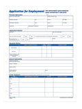 Tops 32851 Employee Application Form, 8-3/8 X 11, 50 Forms/Pad, 2 Pads/Pack