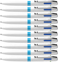 Schneider Take 4 Ballpoint Pen M (Medium), Refillable + Retractable, White Barrel, 4-In-1 Multicolor Inks: Black, Red, Blue, Gre