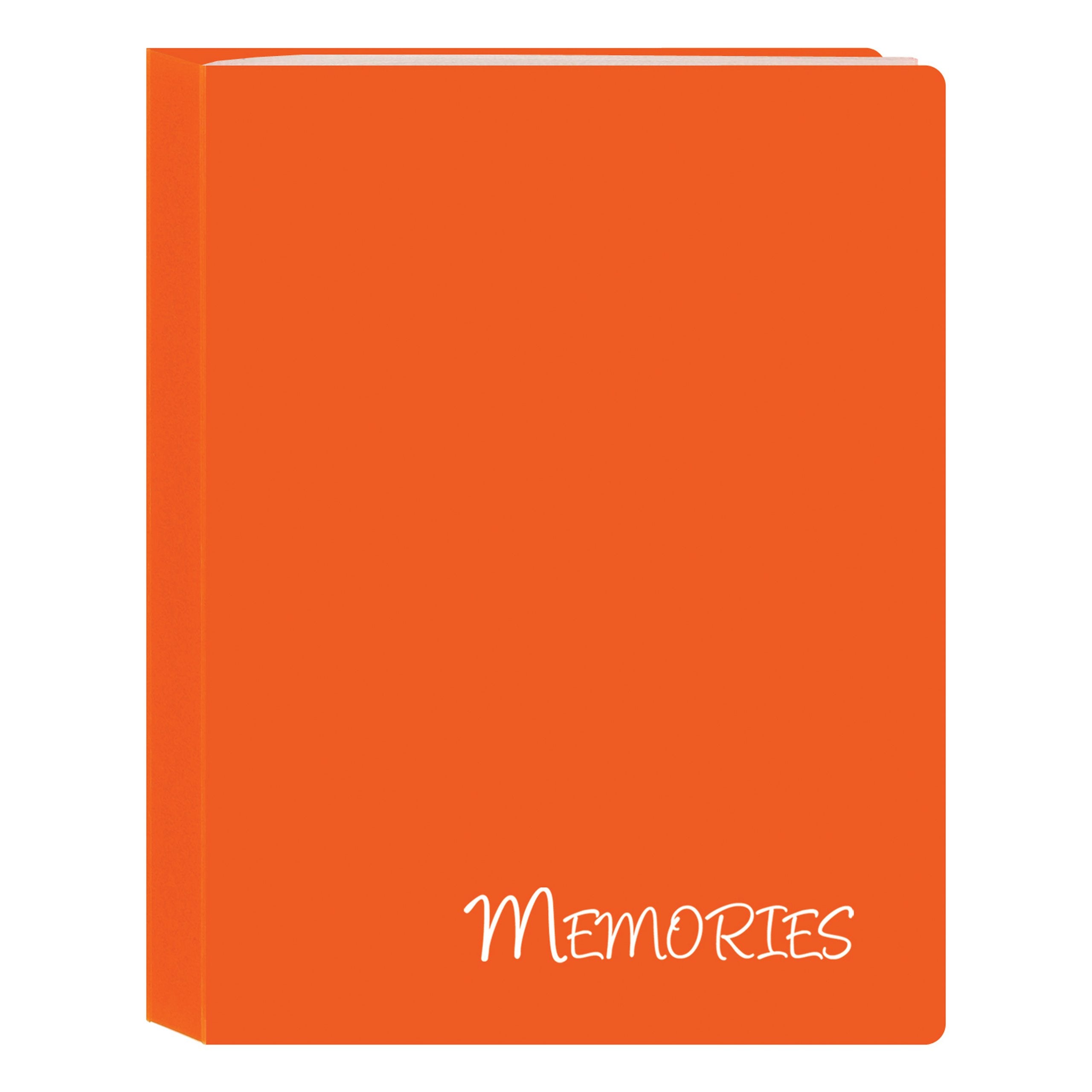 Pioneer Photo Albums I-46M/OG 36 Pockets Hold Memories Mini Photo Album, Orange, 4 x 6