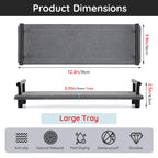 Segbeauty 12X4In Kitchen Sink Organizer, Instant Dry Sink Caddy Stone Drying Mat With Handle, Diatomaceous Earth Fast Drying Sto