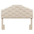 Dawson Queen Headboard Silver PU