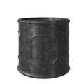 Meadow Series Fiber Stone Planter in Black 21.7 Dia, 21.7 HIgh