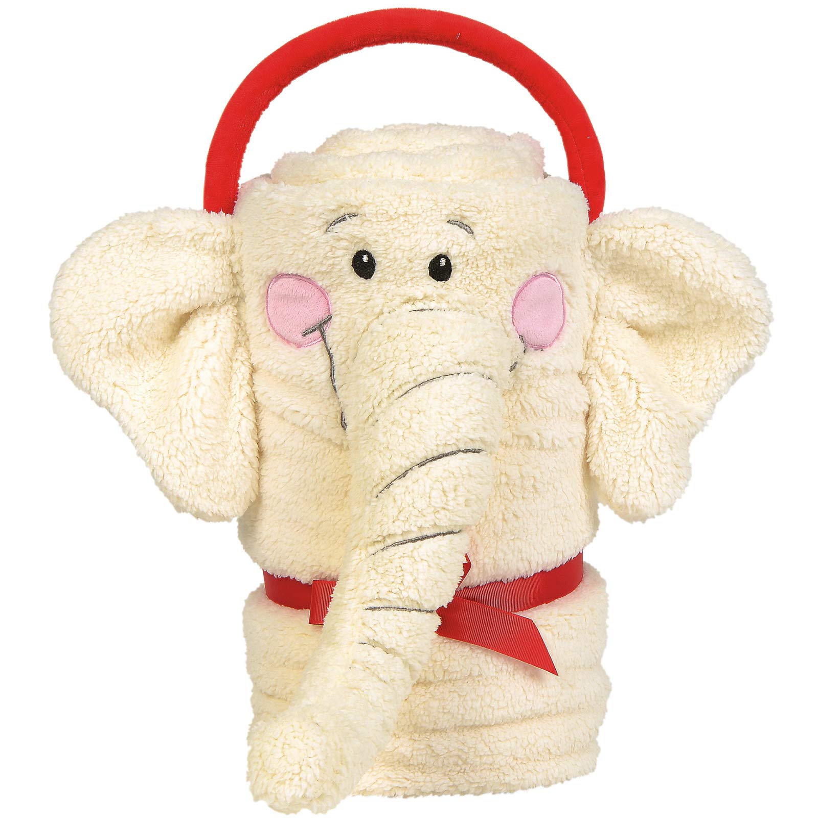 Department 56 Snowpinions Elephant Snowthrow Blanket, 60 Inch, Multicolor
