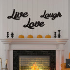 3 Pieces Wooden Cutout Sign Rustic Wood Word Sign Decorative Wooden Block Word Signs Wooden Letter Sign Freestanding Wood Sign F
