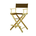 Casual Home 220-00/021-45 Director Chair 24 - Counter Height Natural Frame/Brown Canvas