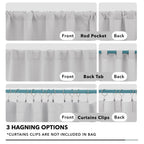 Deconovo Room Darkening Curtains, Back Tab And Rod Pocket Curtains Blackout Curtains - Thermal Insulated For Bedroom, Windows 52X72 Inch, Platinum, 2 Panels