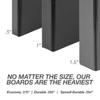 Samsill Durable 1.5 Inch Binder, Made In The Usa, Round Ring Customizable Clear View Binder, White, 12 Pack (Mp128457)