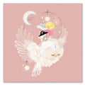 Oopsy Daisy Night Watch Canvas Wall Art, Pink, 10 x 10