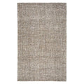 Overstock Alora Decor London 6'6" X 9'6" Solid Brown/Gray/Rust/Blue Hand-Tufted Area Rug