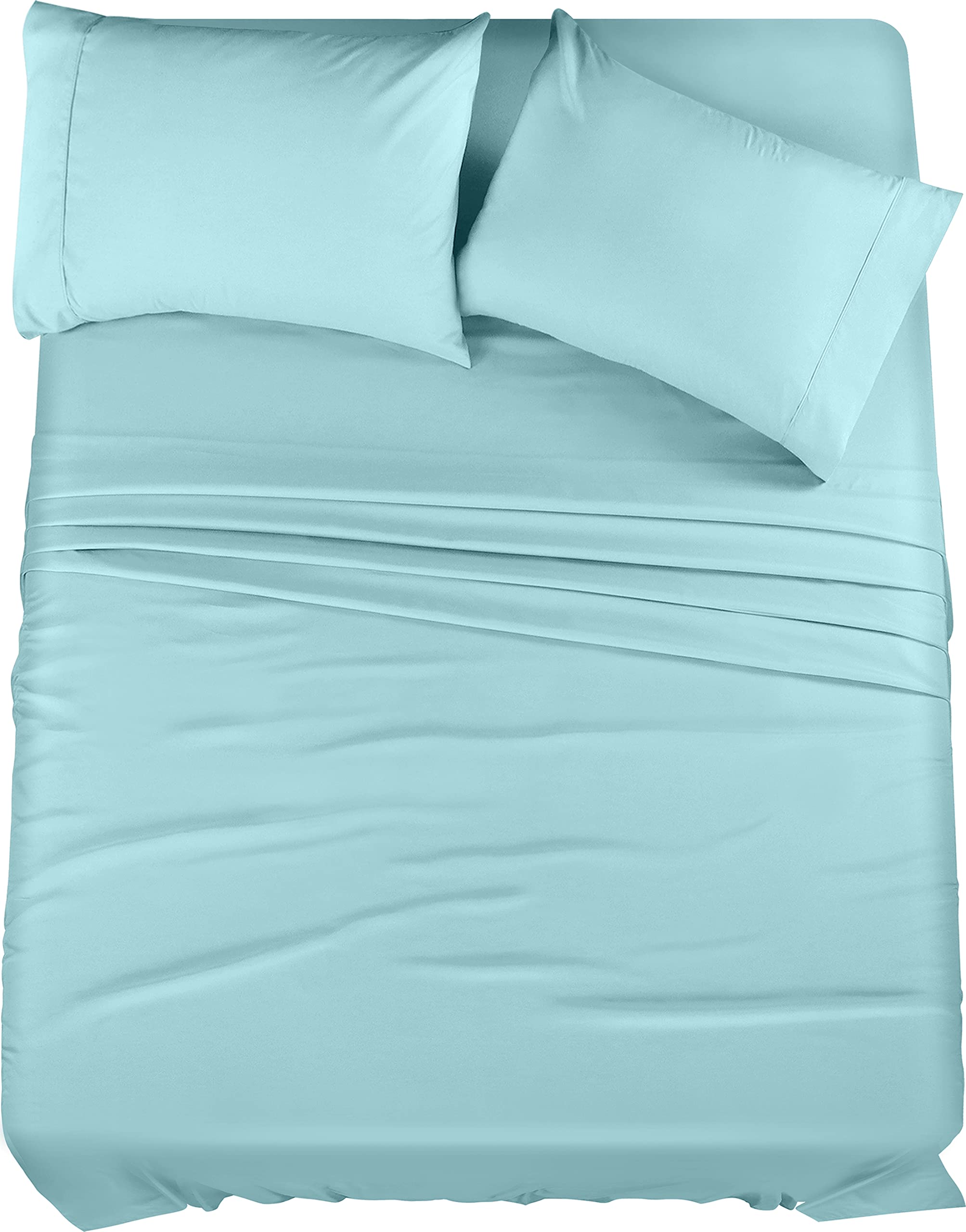 Utopia Bedding Full Bed Sheets Set - 4 Piece Bedding - Brushed Microfiber - Shrinkage And Fade Resistant - Easy Care (Full, Spa