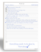 To Do List Planner Notepad, 60 Page Planning Pad. Undated Todo Checklist W/Priority & Note Sections. Organize & Track Projects,