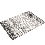 Livabliss Chester Boho Moroccan Area Rug,6'7'' X 9',Black