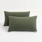 Stretch Pillow Cases King - Jersey Knit & Envelope Closure Pillowcases With Ultra Soft T-Shirt Like Polyester Blend - King Size