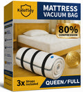 Memory Foam Mattress Vacuum Bag for Moving and Storage, Queen/Full/FullXL