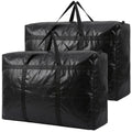 Heavy Duty Storage Bag with Handles for Moving & Storage (46Gal  2 Pack)