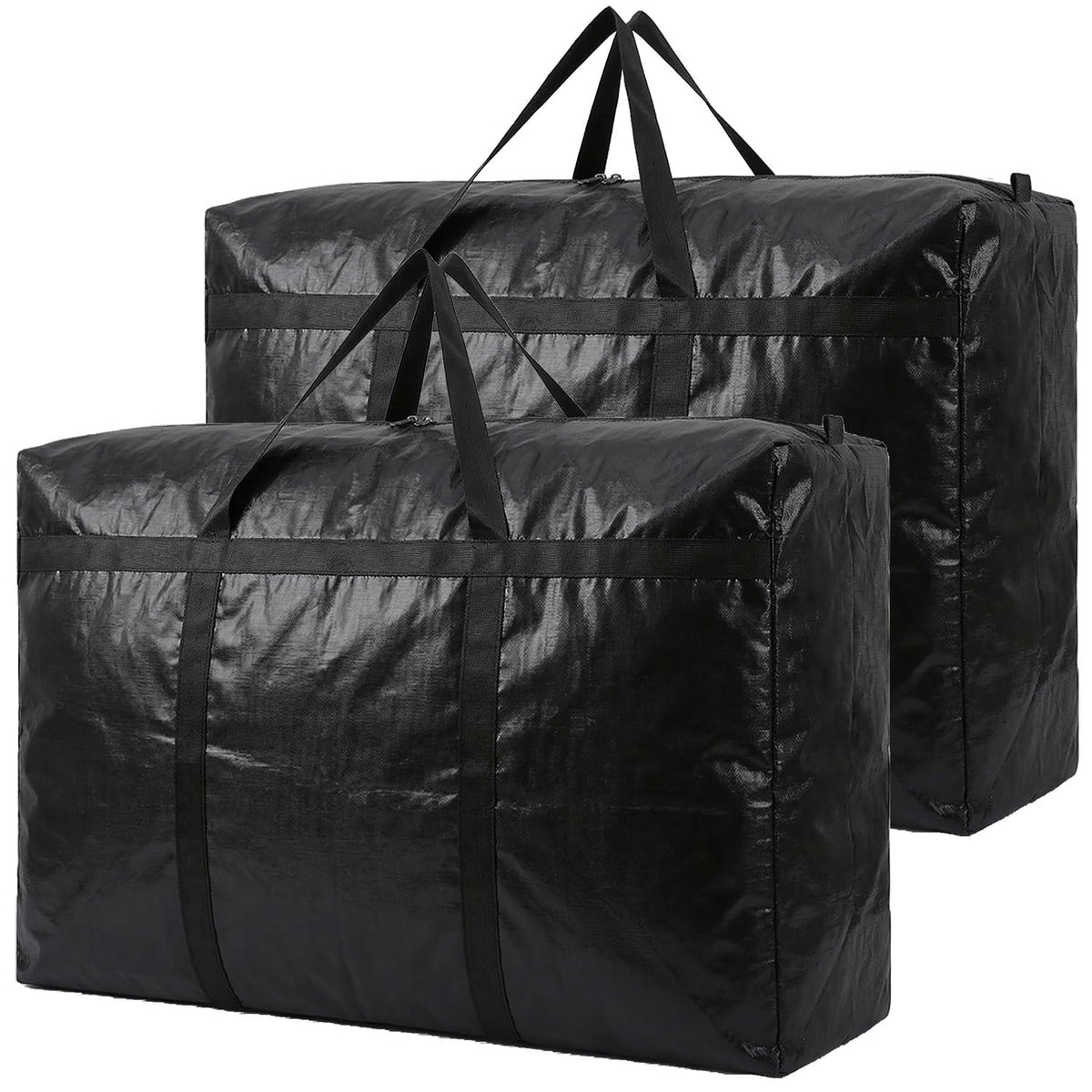 Heavy Duty Storage Bag with Handles for Moving & Storage (46Gal  2 Pack)