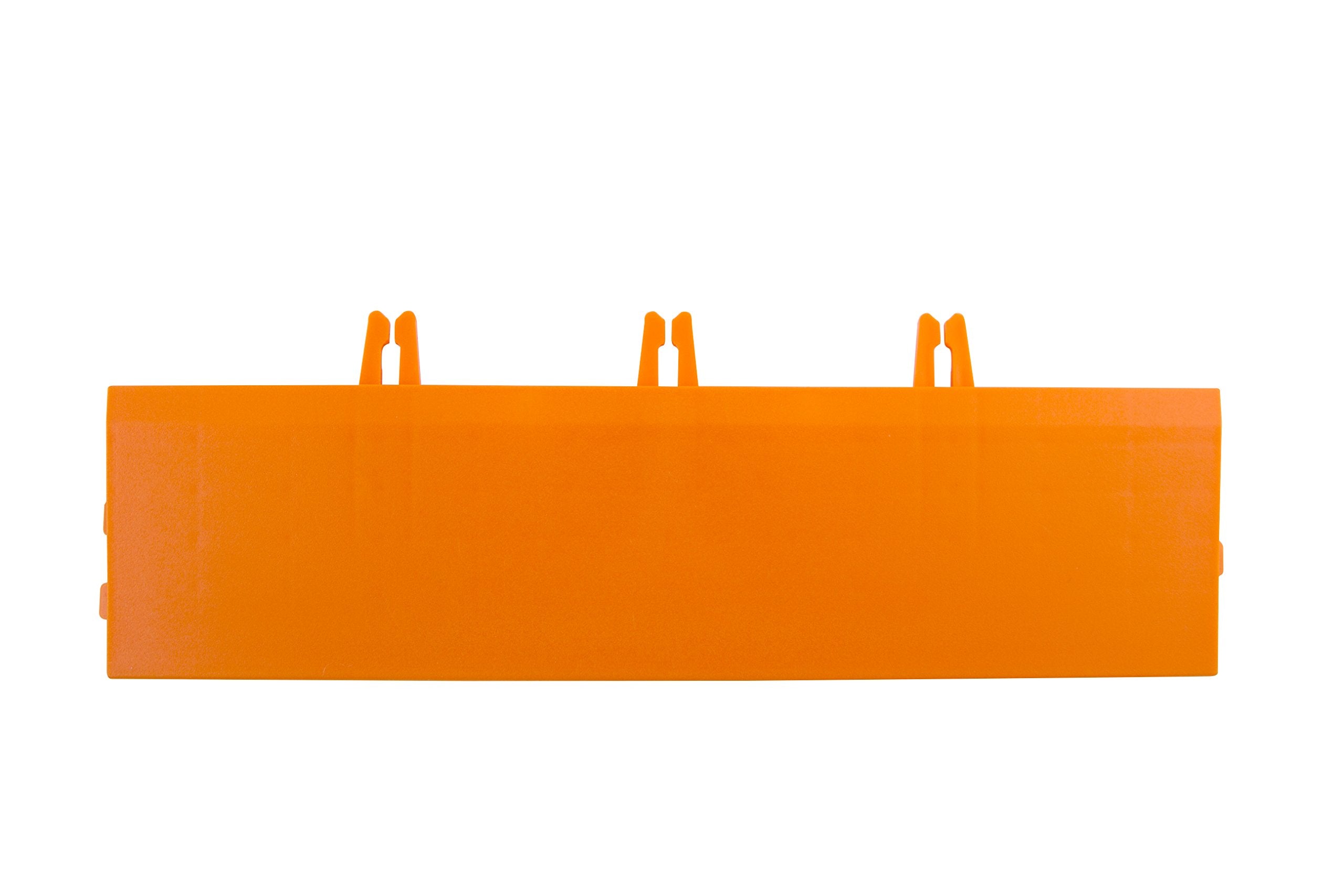 Master Mark Plastics Armadillo Interlocking Plastic Tile Bevels, Polished Chrome