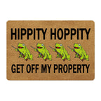Funxilin Welcome Door Mats For Home Decor (23.6 X 15.7 Inch) Funny Mats With Anti-Slip Rubber Back Kitchen Rugs Personalized Doo