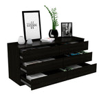COCORA Modern 6 Drawer Double Dresser