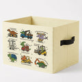 RKQIEG Dinosaur Construction Storage Bins Box with Handles