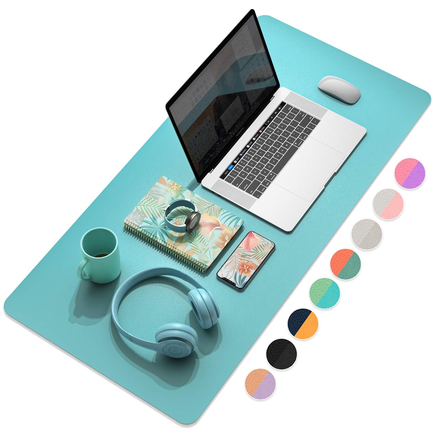 Ysagi Desk Mat, Mouse Pad,Waterproof Desk Pad,Large Mouse Pad For Desk, Leather Desk Pad Large For Keyboard And Mouse,Dual-Sided