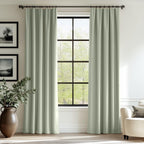Lazzzy Grayish Green Velvet Curtains Room Darkening Thermal Insulated Curtains 120 Inch Length Window Drapes For Bedroom Living Room Super Soft Luxury Rod Pocket Window Treatment 2 Panels