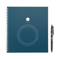 Rocketbook Wave Smart - Dotted Grid Eco-Friendly Notebook With 1 Pilot Frixion Pen Included - Standard Size (8.5' X 9.5'), Blu