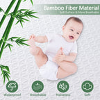 Premium 100% Waterproof Mattress Protector Twin Xl Size, Breathable Bed Cover 3D Air Fabric Cooling Mattress Pad Cover Smooth So